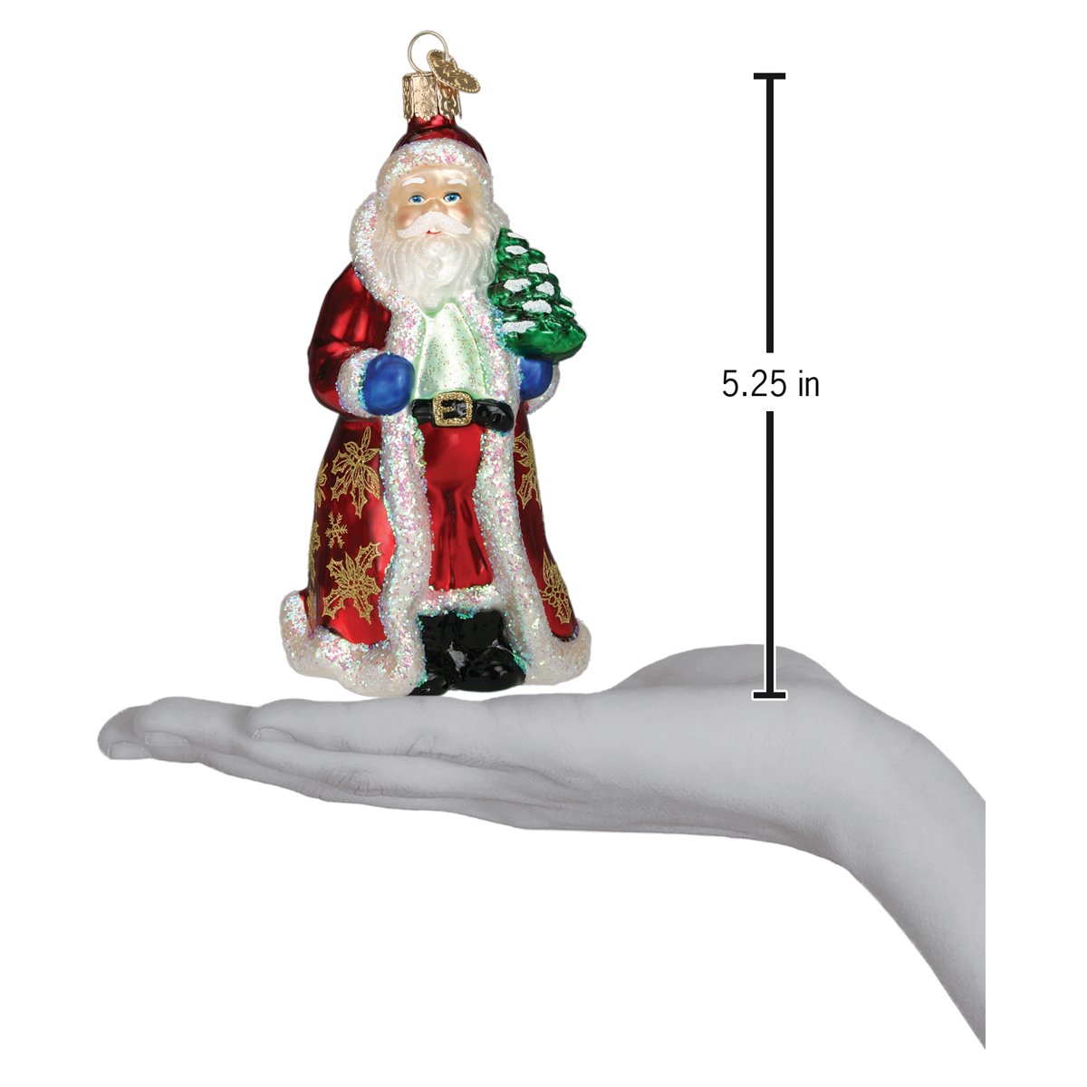Glistening Golden Santa — view 5