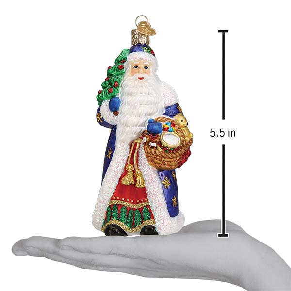Regal Father Christmas Ornament — view 6