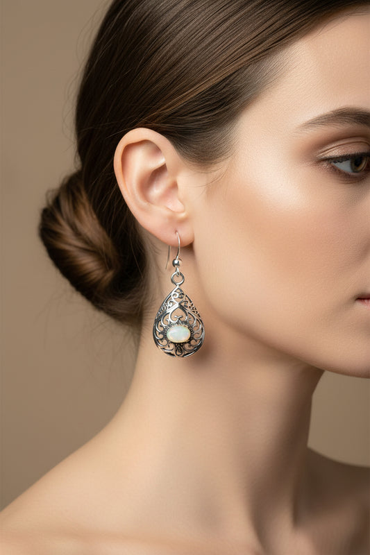 Alby Celtic Raindrop Earrings