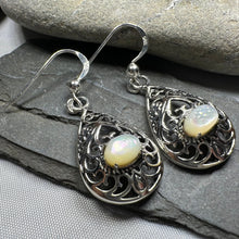 Load image into Gallery viewer, Alby Celtic Raindrop Earrings
