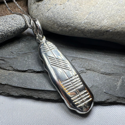 Load image into Gallery viewer, Gaelic Ireland Ogham Necklace - Made in Ireland
