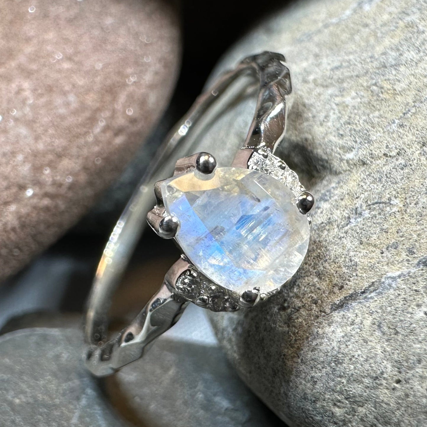Calista Moonstone Ring — view 2