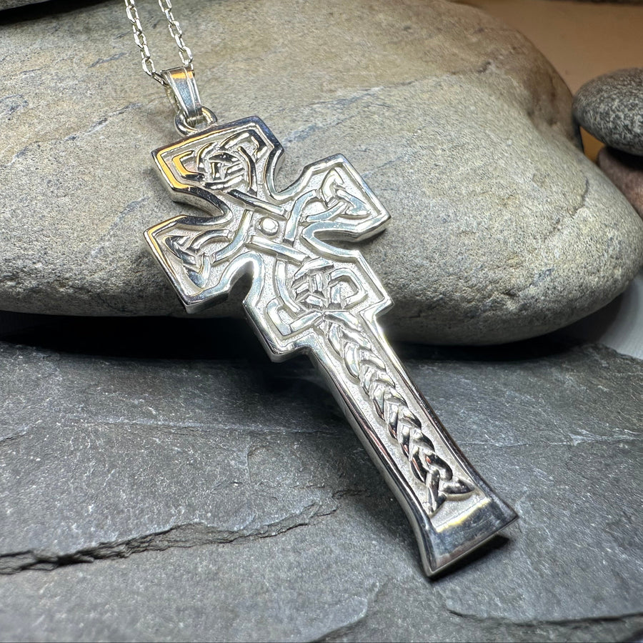Mura Scottish Celtic Cross Necklace - Handmade in Scotland