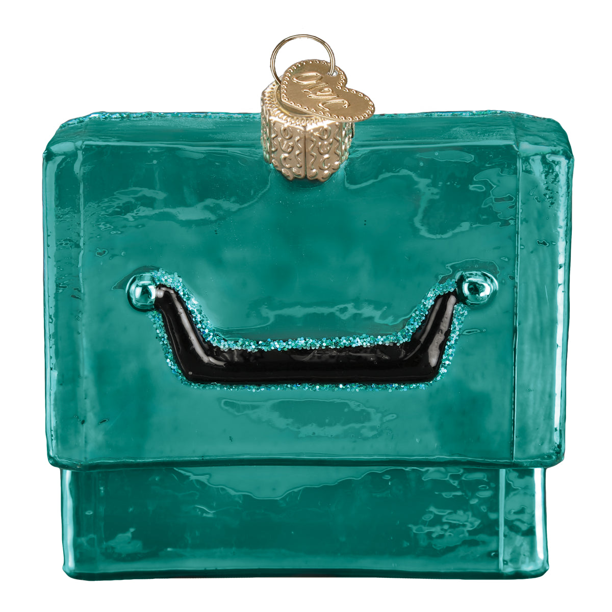 Fishing Tackle Box Ornament - Handblown Glass