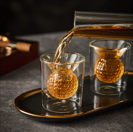 Golf Decanter & Glasses Set