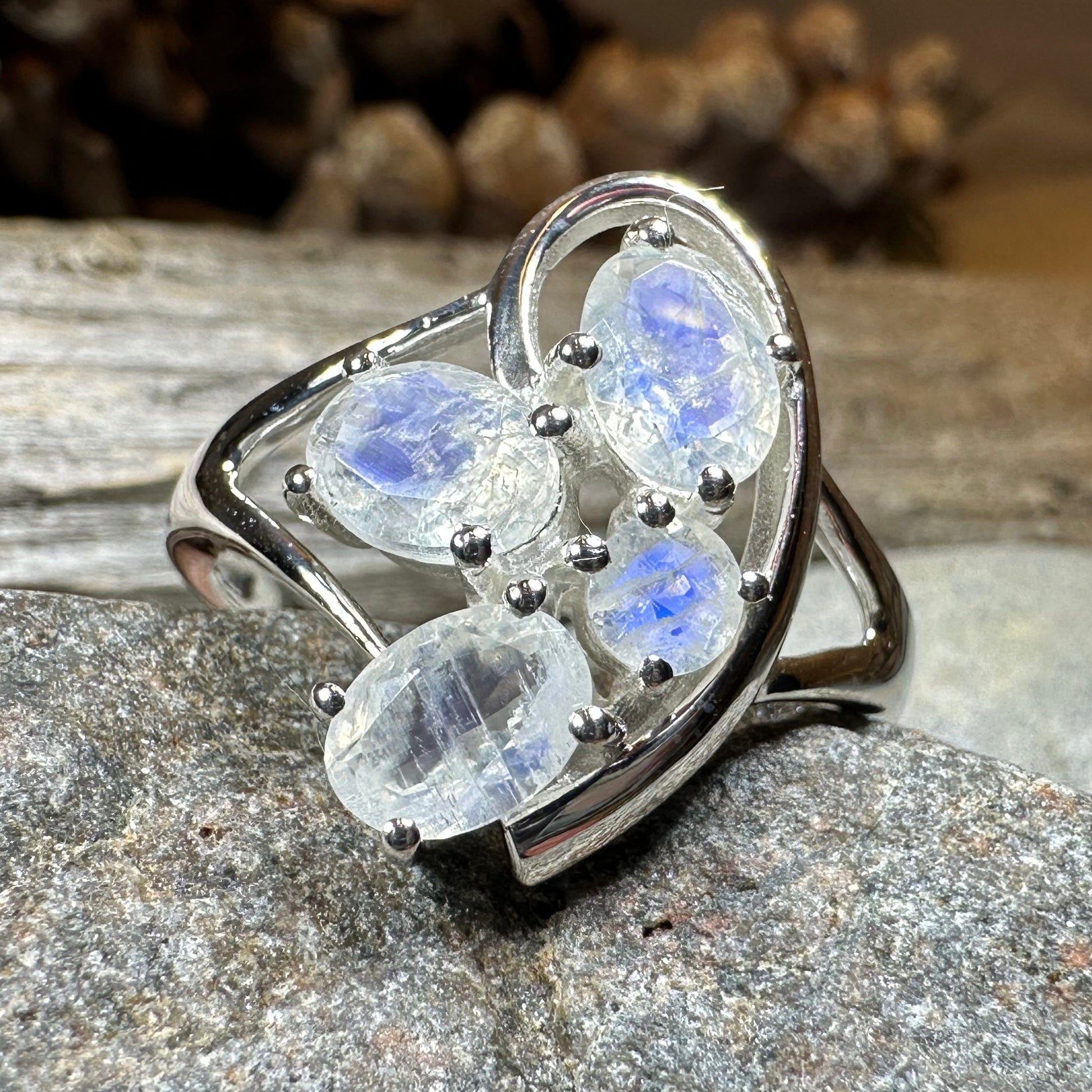 Talia Moonstone Ring — view 7