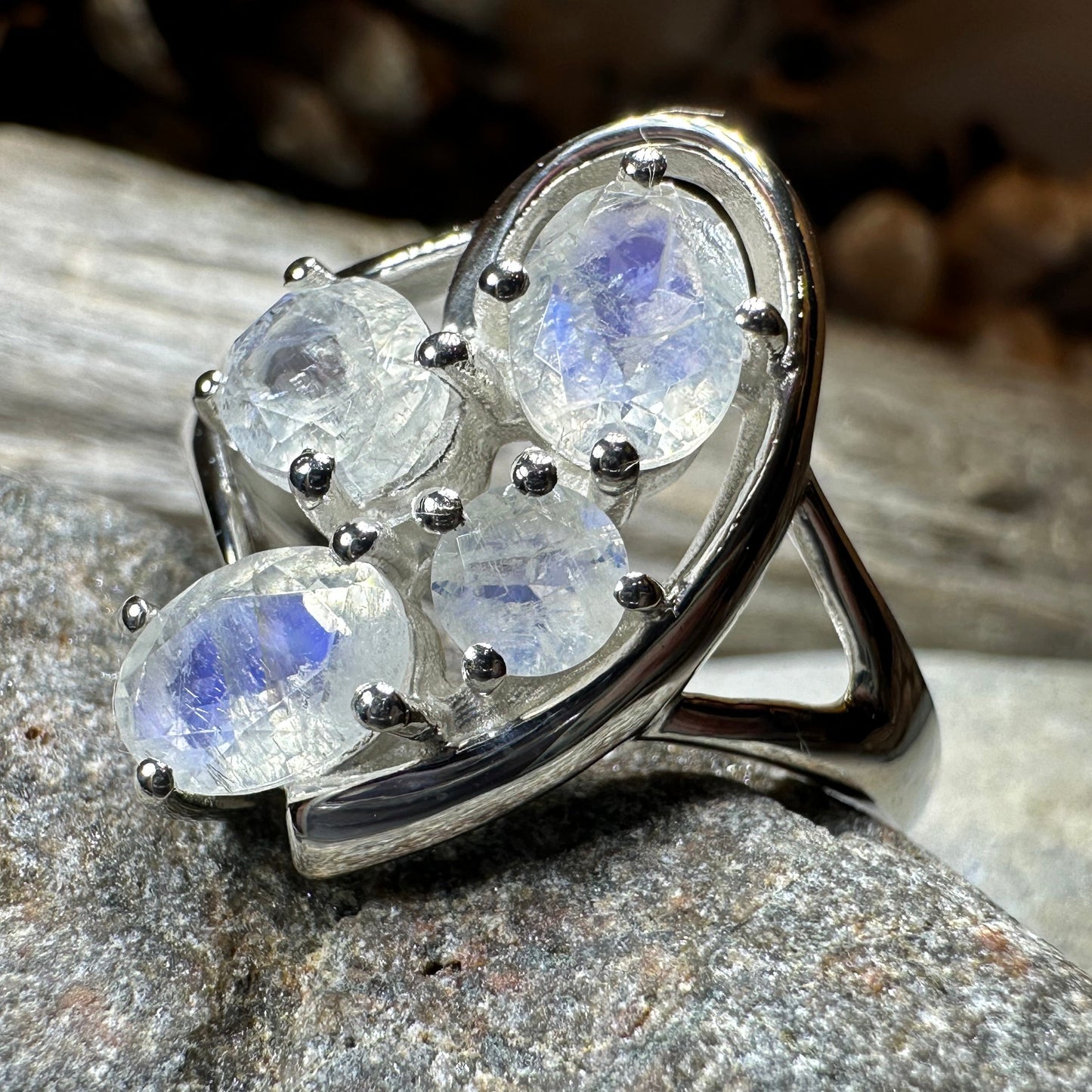 Talia Moonstone Ring — view 4