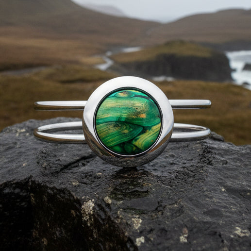 Elegant Scotland Heathergems Bracelet - Handmade in Scotland