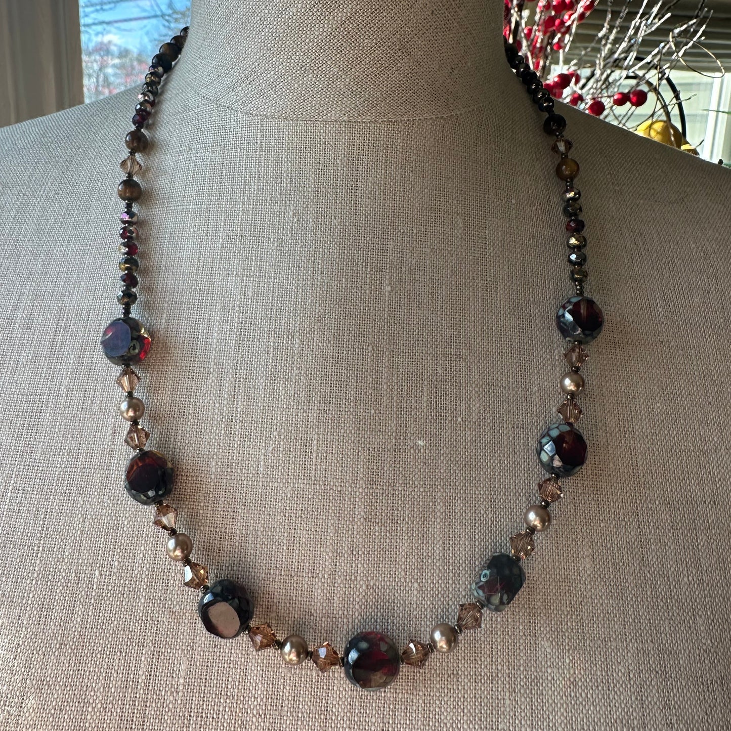 Highland Sunset Tiger's Eye Necklace — view 2
