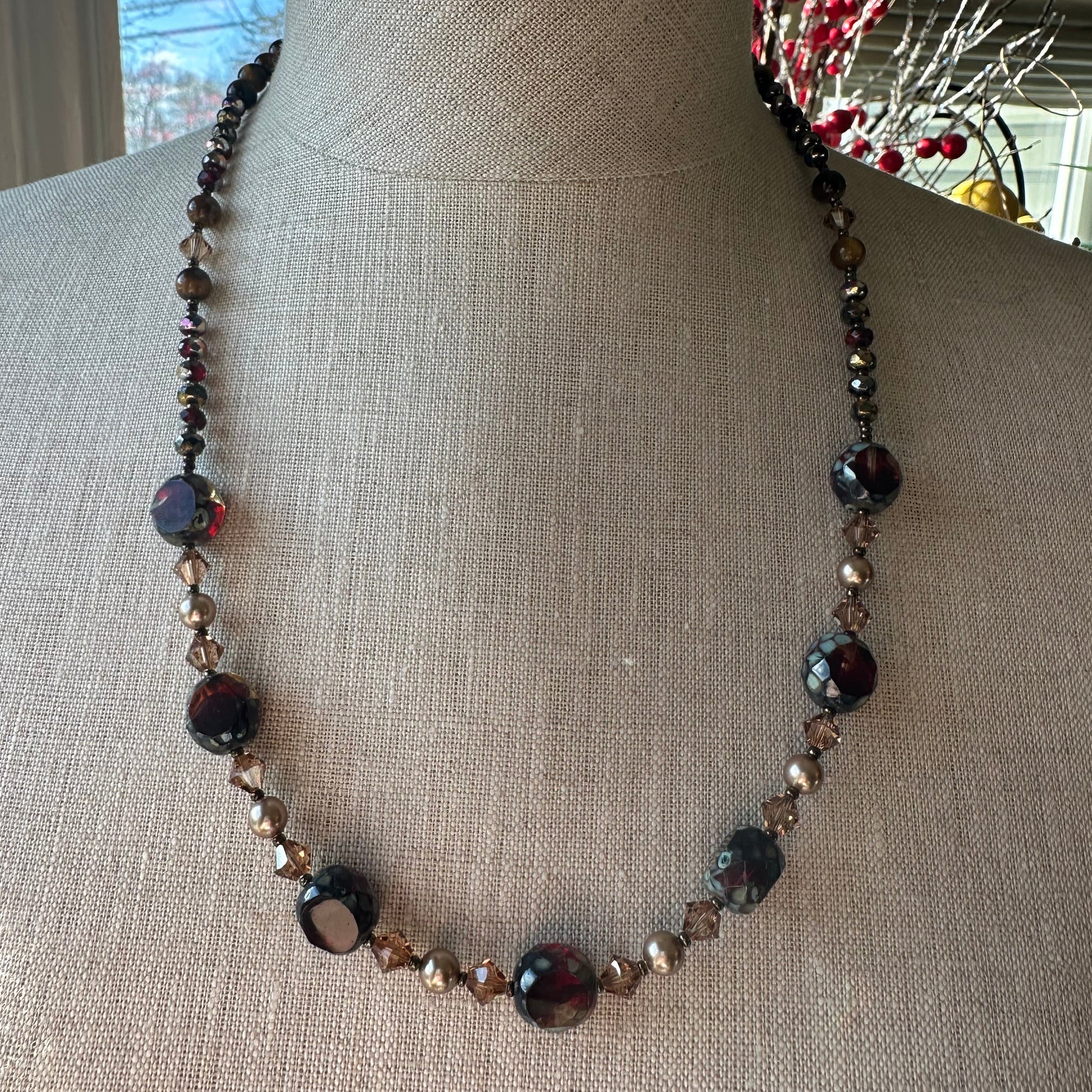 Highland Sunset Tiger's Eye Necklace — view 2