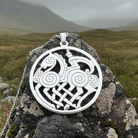 Sleipnir Norse Odin Necklace - Handmade in Scotland