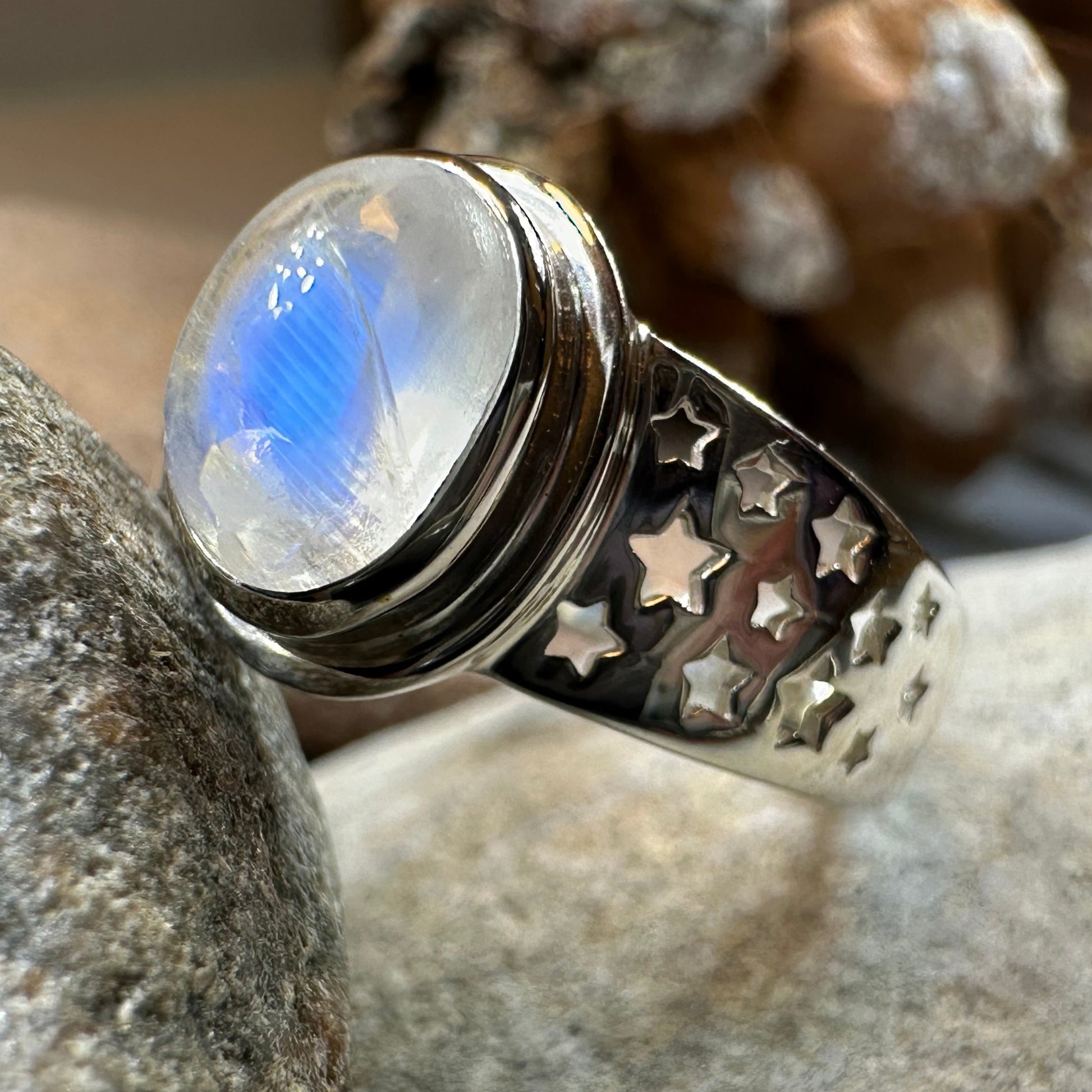 Sebille Silver Stars Ring in sterling silver
