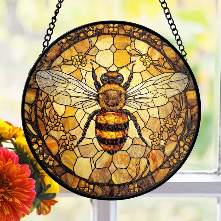 Golden Bee Suncatcher