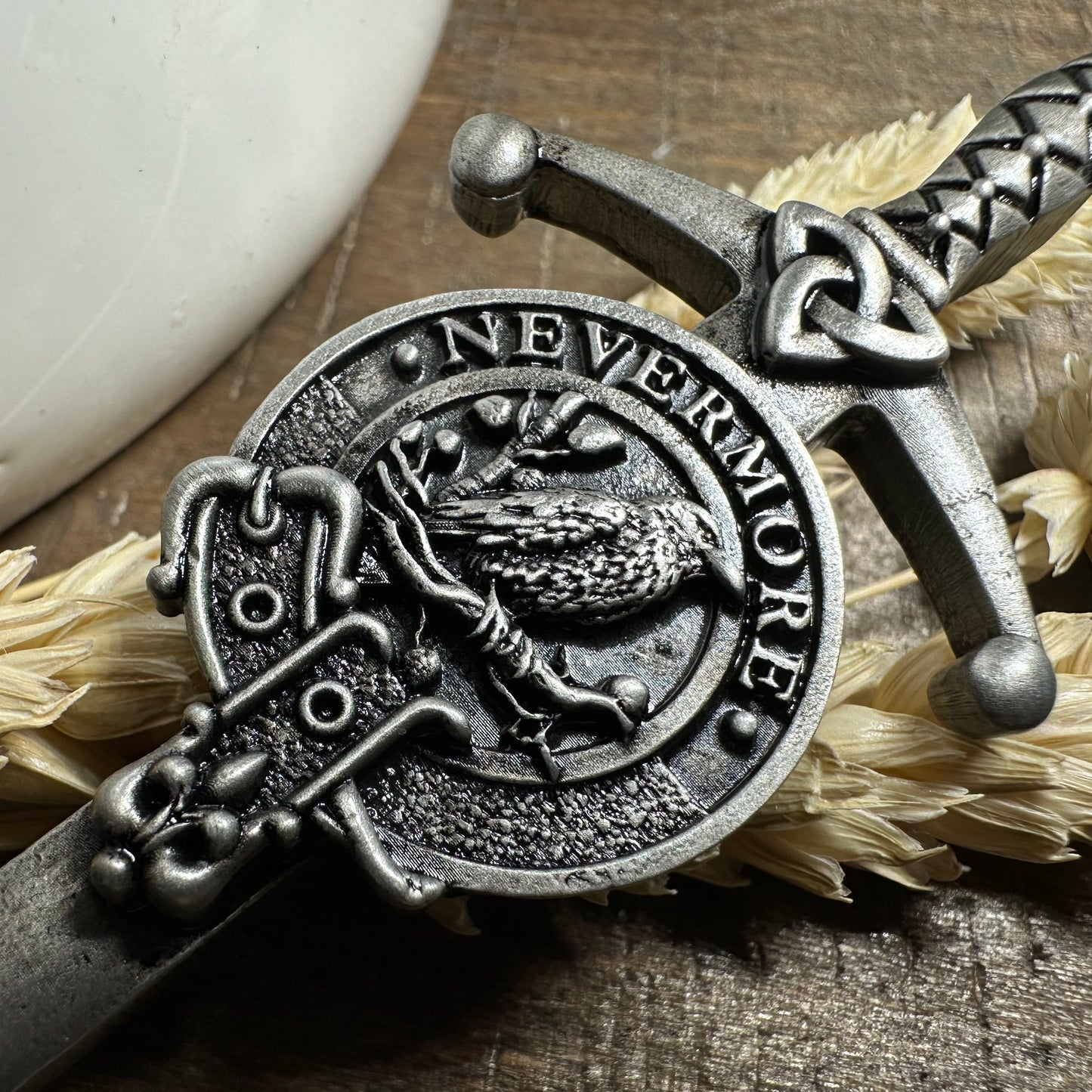 Nevermore "The Raven" Kilt Pin - Handmade in Scotland