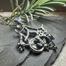 Load image into Gallery viewer, Moonstone Italian Cimaruta Pendant
