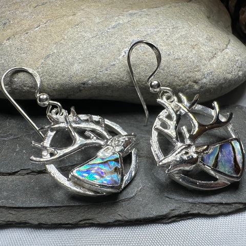Load image into Gallery viewer, Scottish Stag of the Mist Earrings for Women

