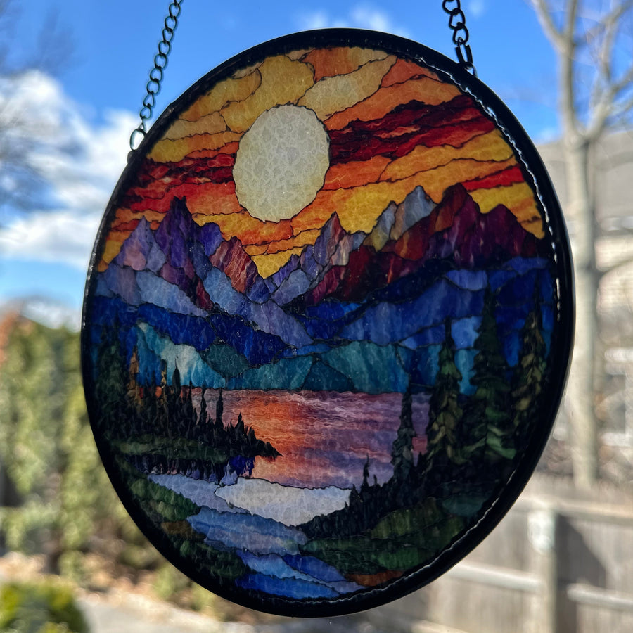Highland Sunset Suncatcher