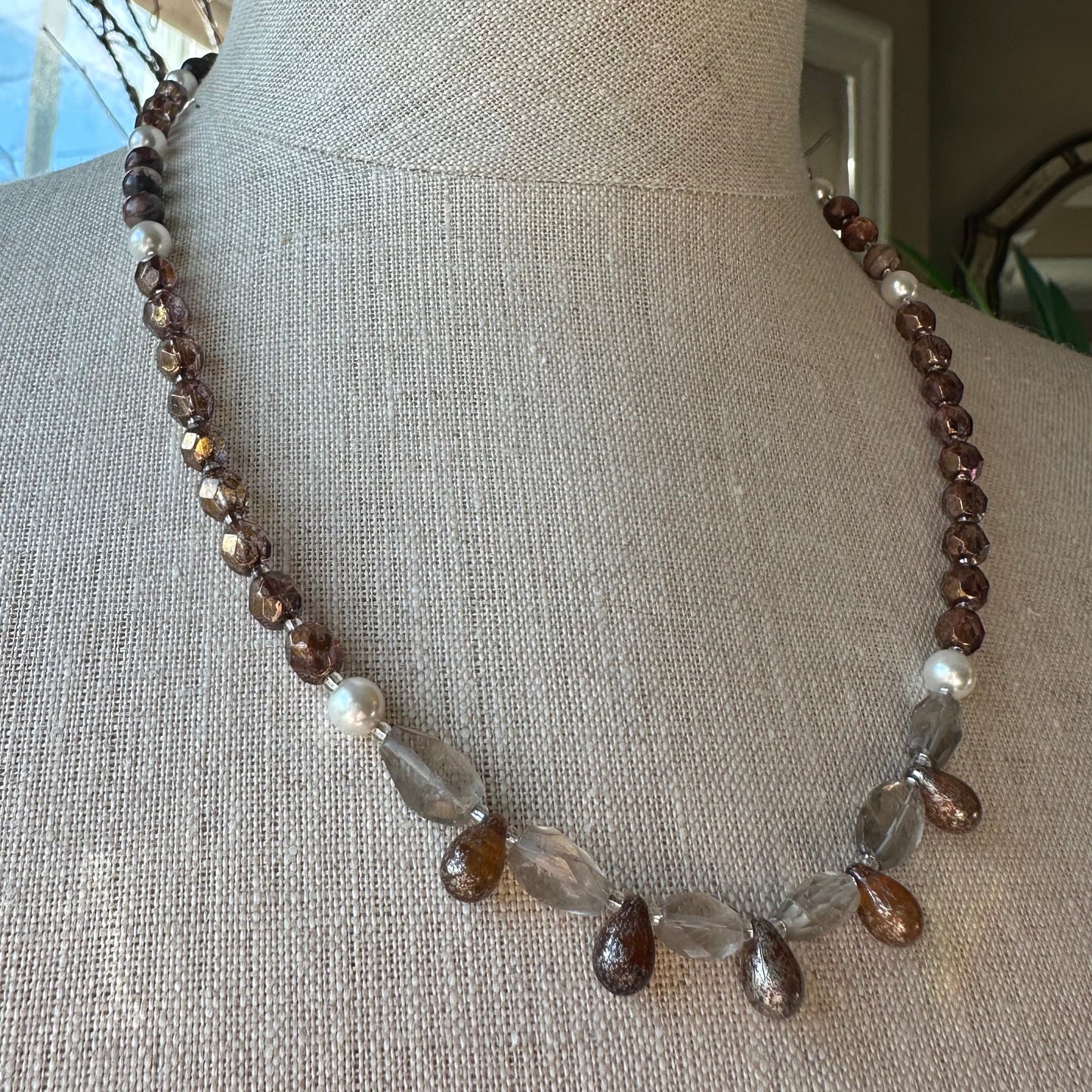 Autumn Whisper Crystal Necklace — view 4