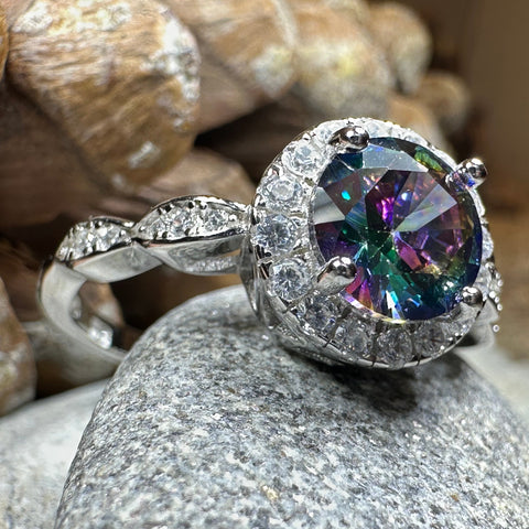 Load image into Gallery viewer, Innes Celtic Topaz Ring
