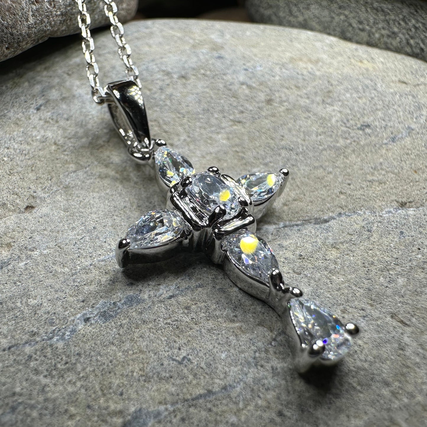 Clarice Celtic Cross Necklace — view 7