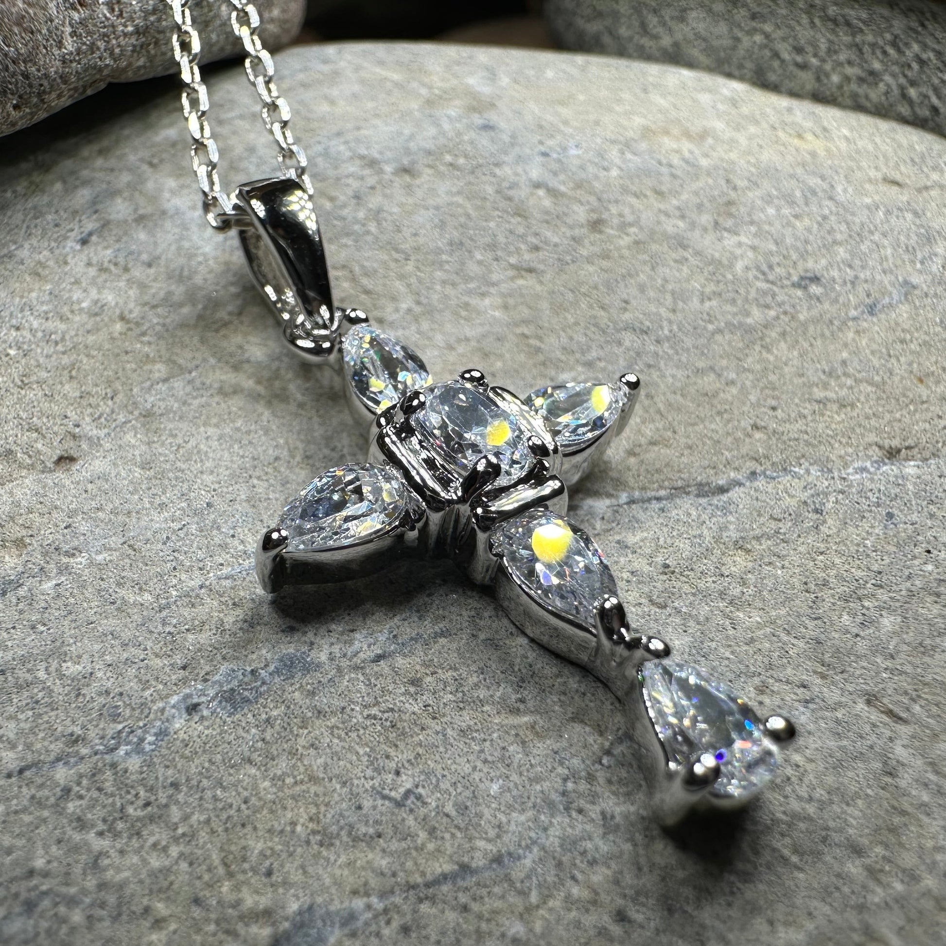 Clarice Celtic Cross Necklace — view 7