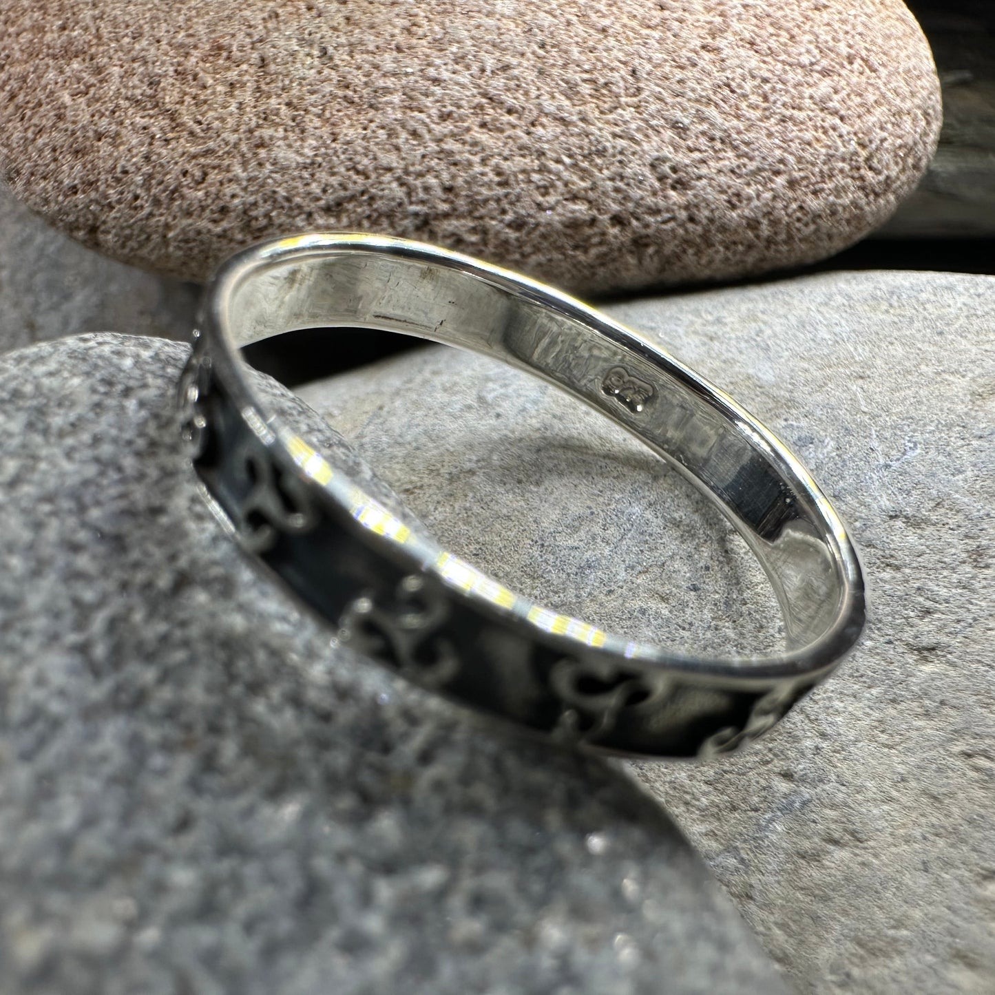 Minimalist Triple Spiral Ring — view 5