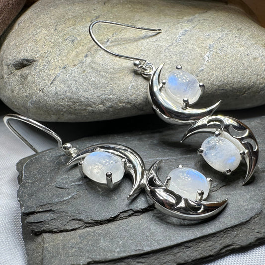 Mystic Dream Moonstone Earrings