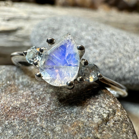 Load image into Gallery viewer, Rylena Moonstone Ring
