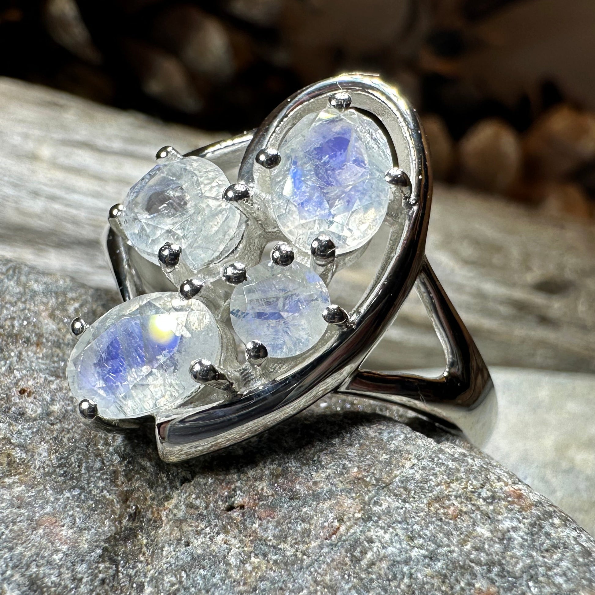 Talia Moonstone Ring — view 6