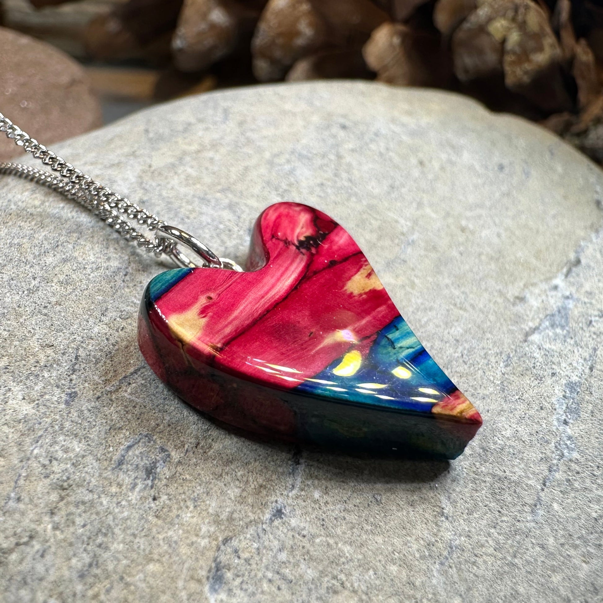 Heathergems Scottish Heart Necklace - Handmade in Scotland — view 14
