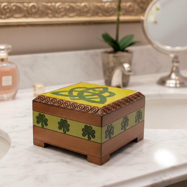 Celtic Love Knot Knot Keepsake Box - Handmade Wooden Box