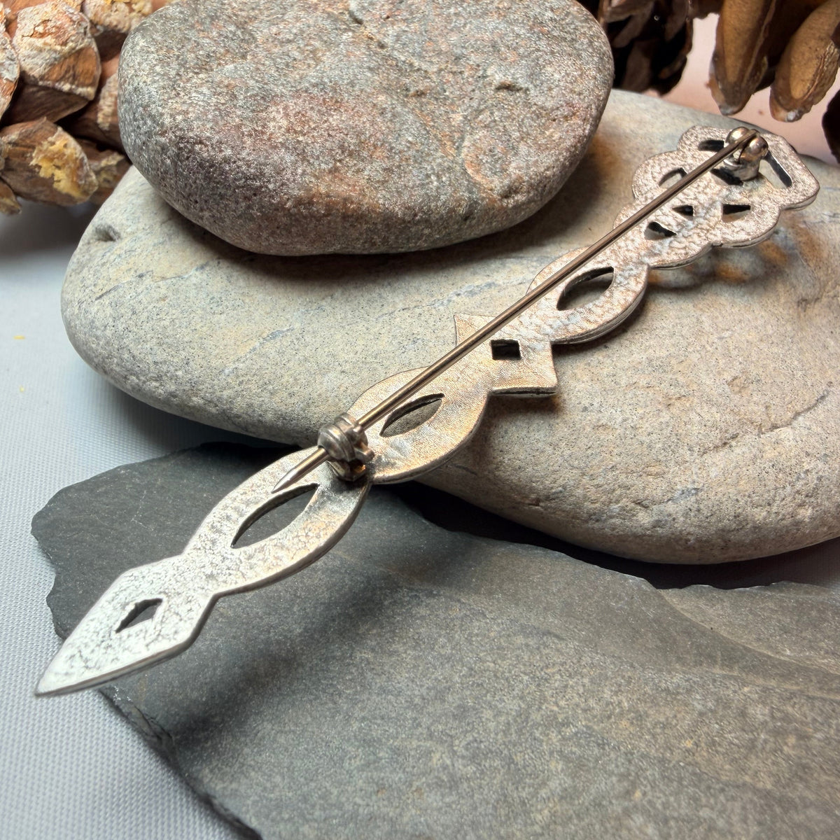 Celtic Force Kilt Pewter Kilt Pin - Handmade in Scotland