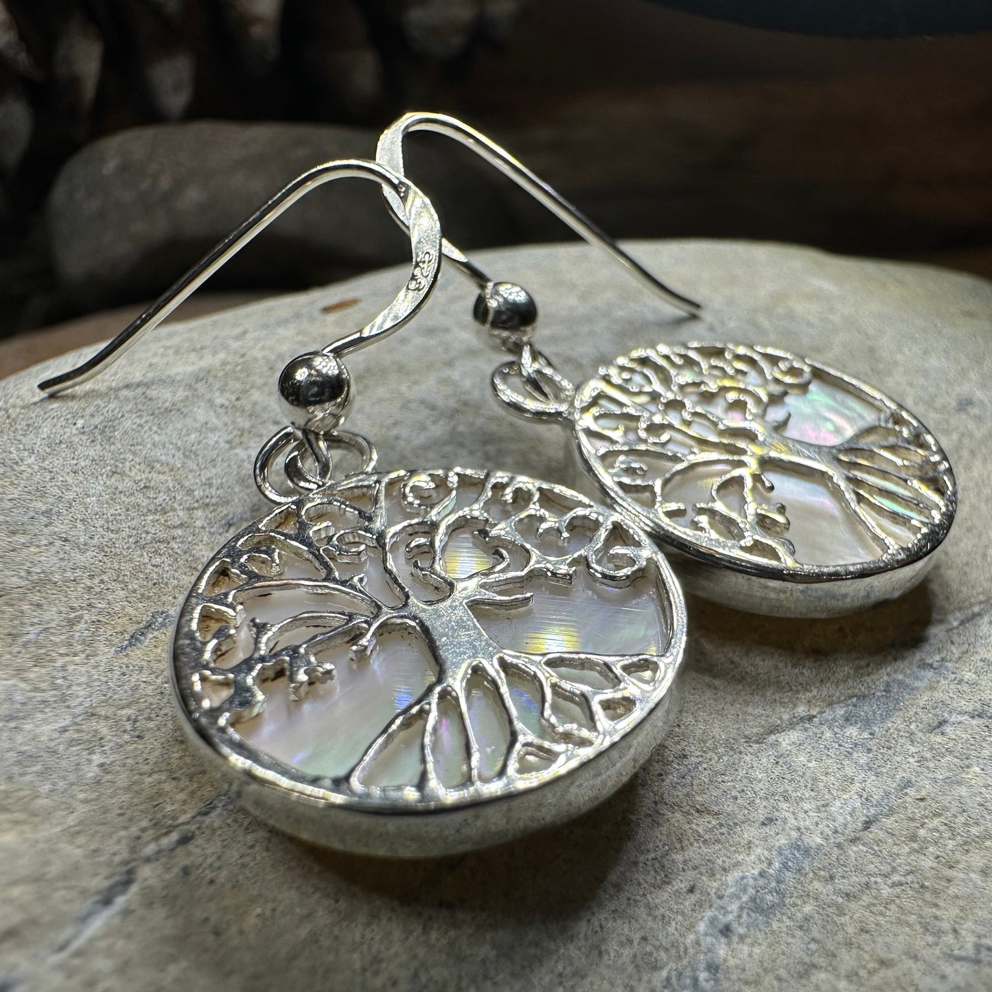 Veronica Tree of Life Earrings — view 2