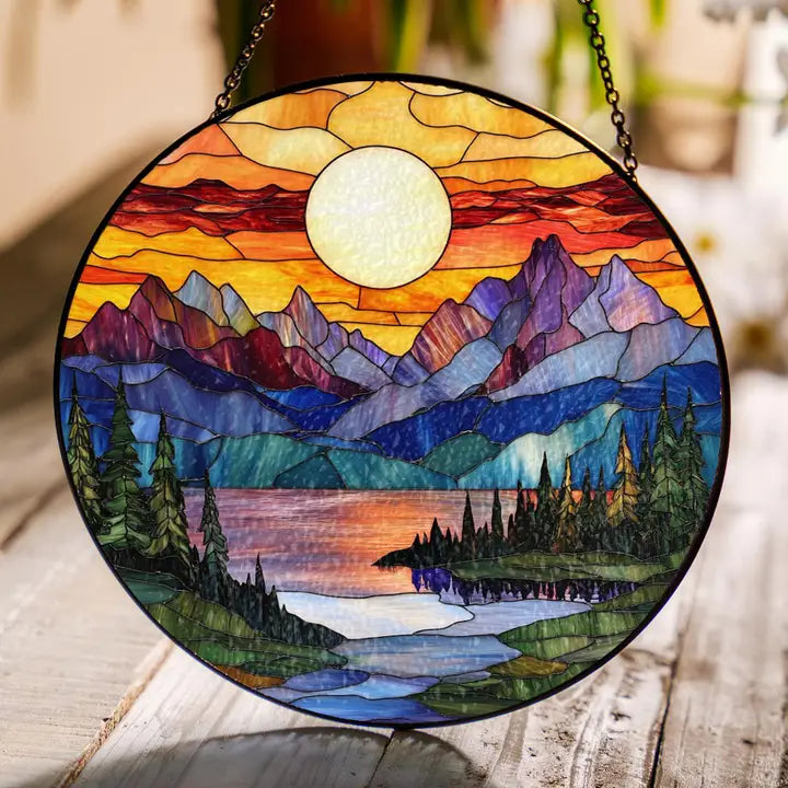 Highland Sunset Suncatcher