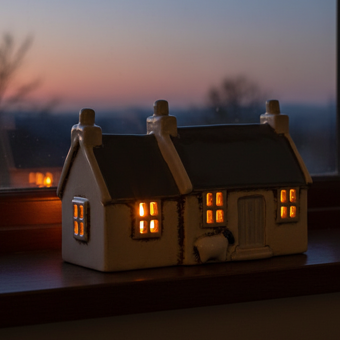 Little Sheep Irish Cottage Tealight Holder