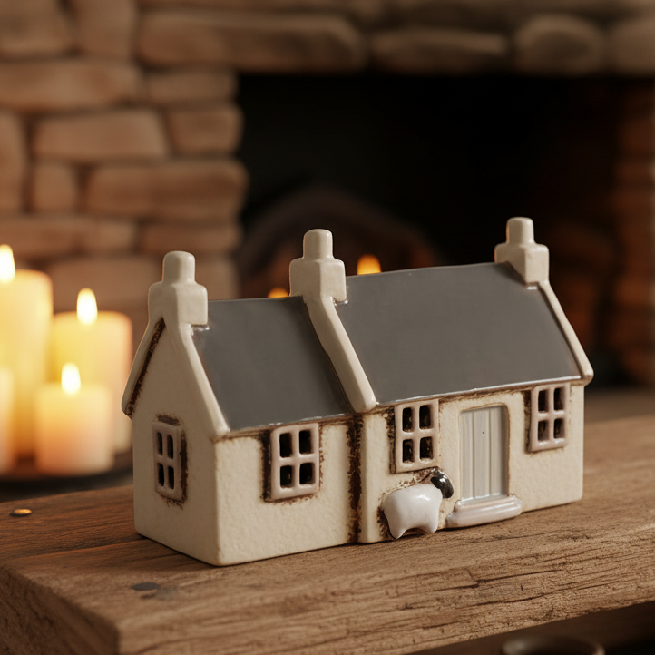 Little Sheep Irish Cottage Tealight Holder