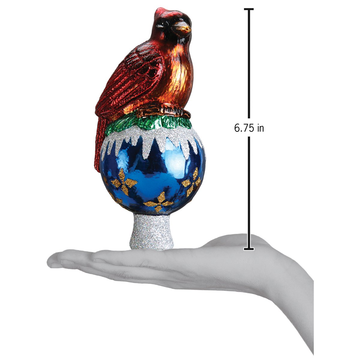 Cardinal Tree Top Ornament — view 6