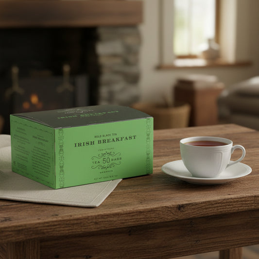 Irish Breakfast Black Tea Box of 50 Wrapped Teabags