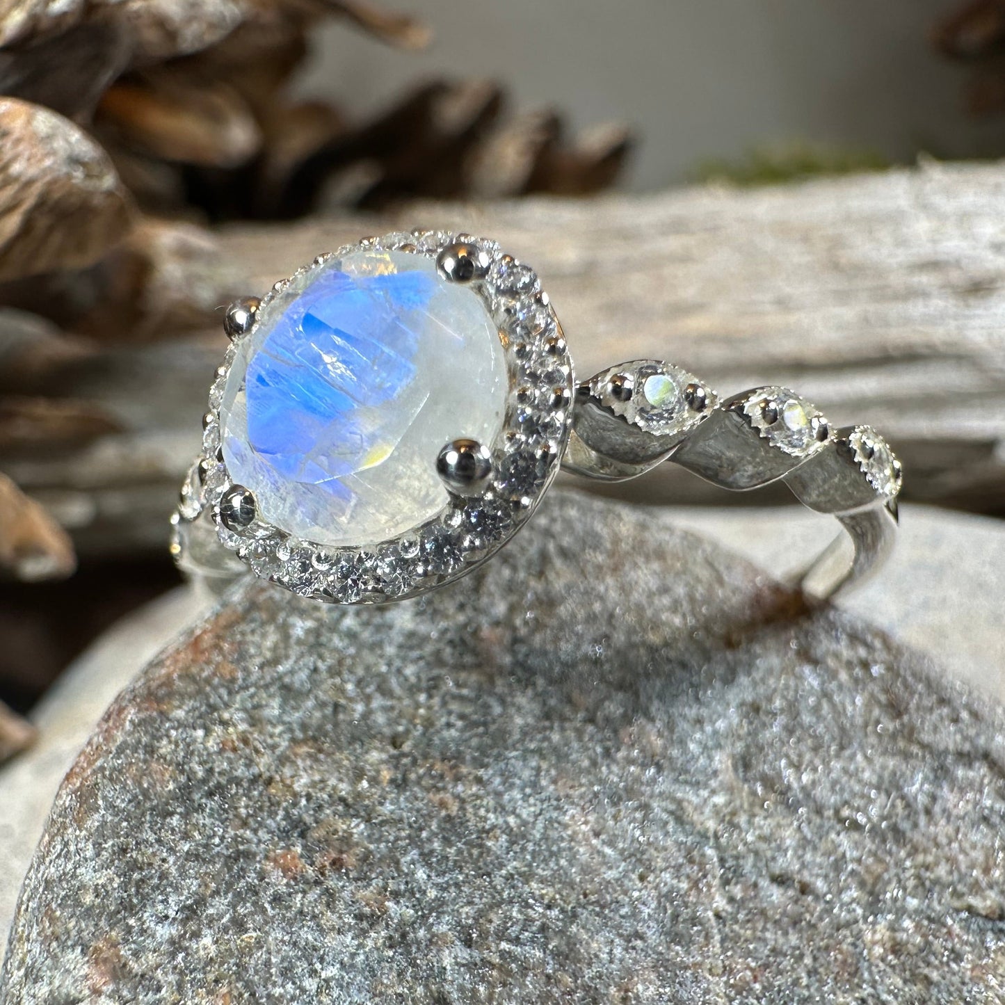 Dunaway Moonstone Ring — view 10