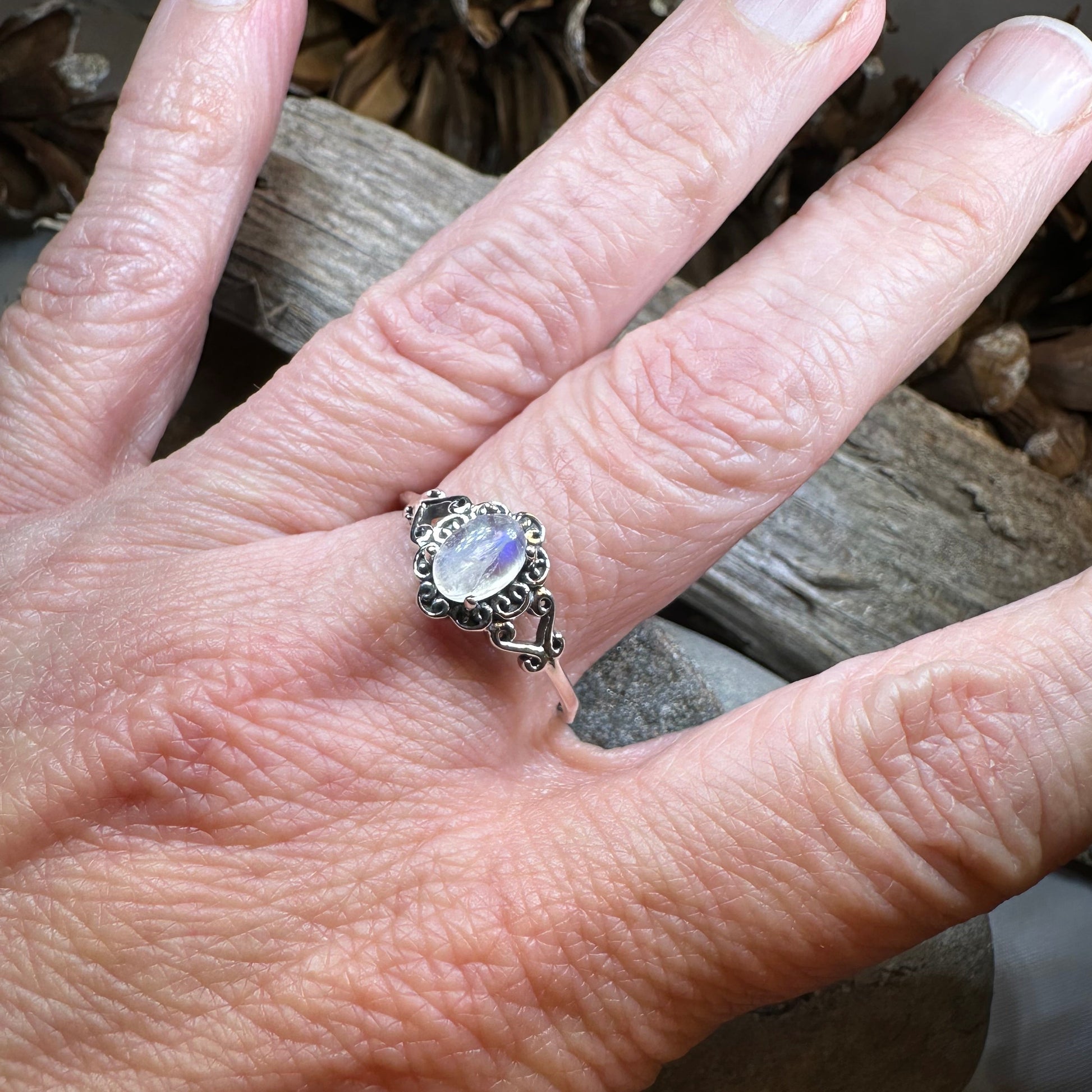 Dulciana Moonstone Ring — view 3
