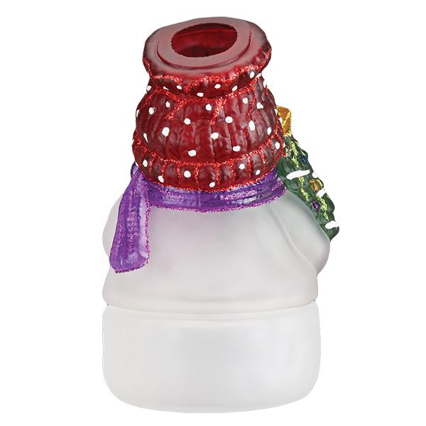 Christmas Snowman Candle Light