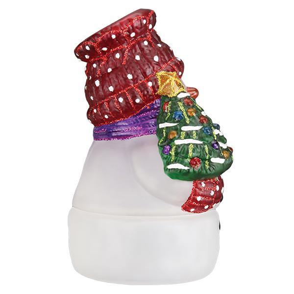 Christmas Snowman Candle Light