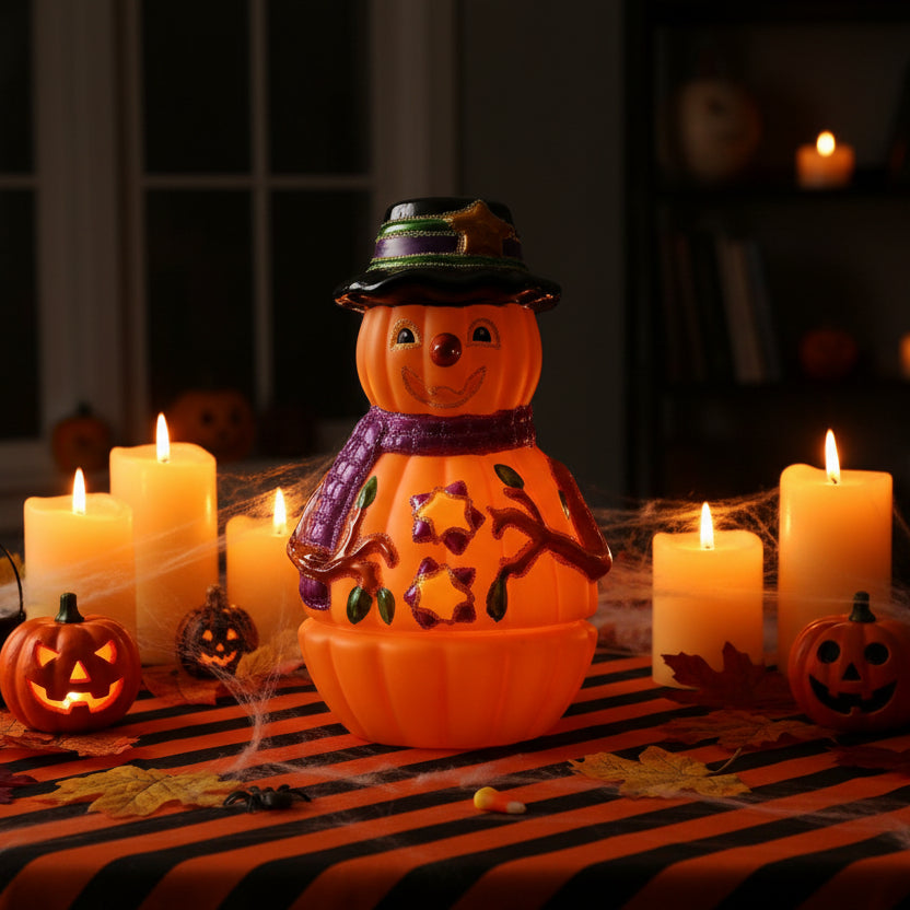 Mr. Jack O'lantern Candle Light