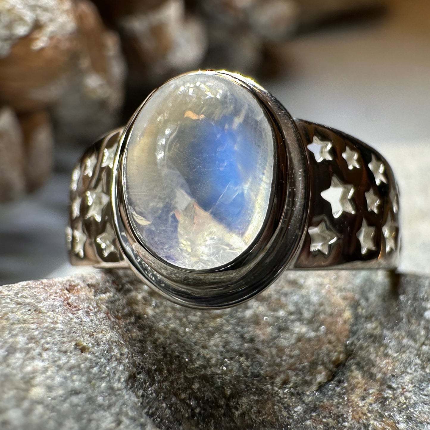 Sebille Silver Stars Ring — view 10