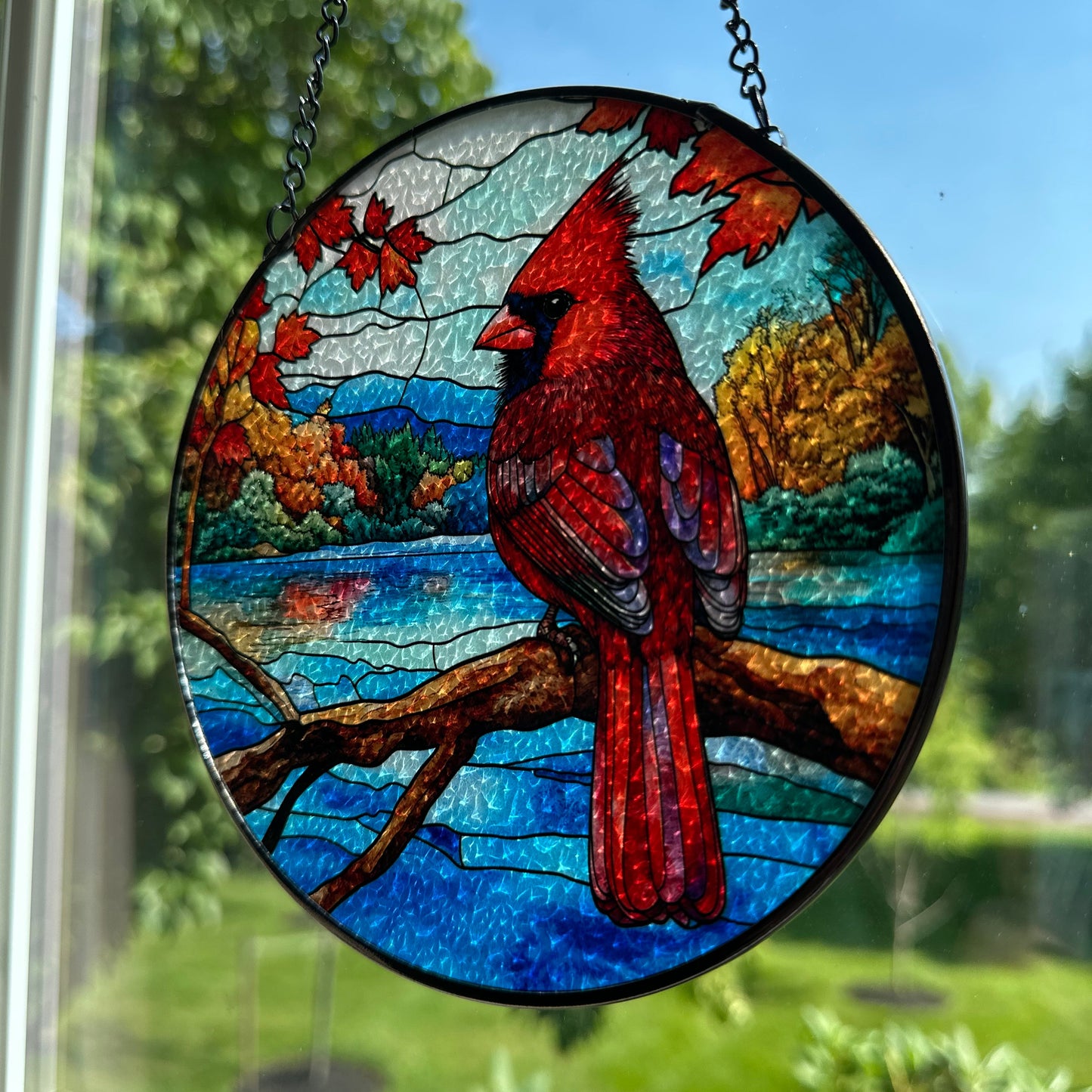 Lakeside Cardinal Suncatcher