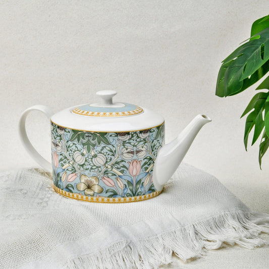William Morris Garden Fine China Teapot