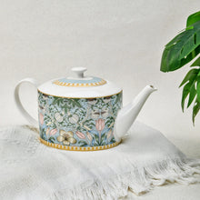Load image into Gallery viewer, William Morris Garden Fine China Teapot
