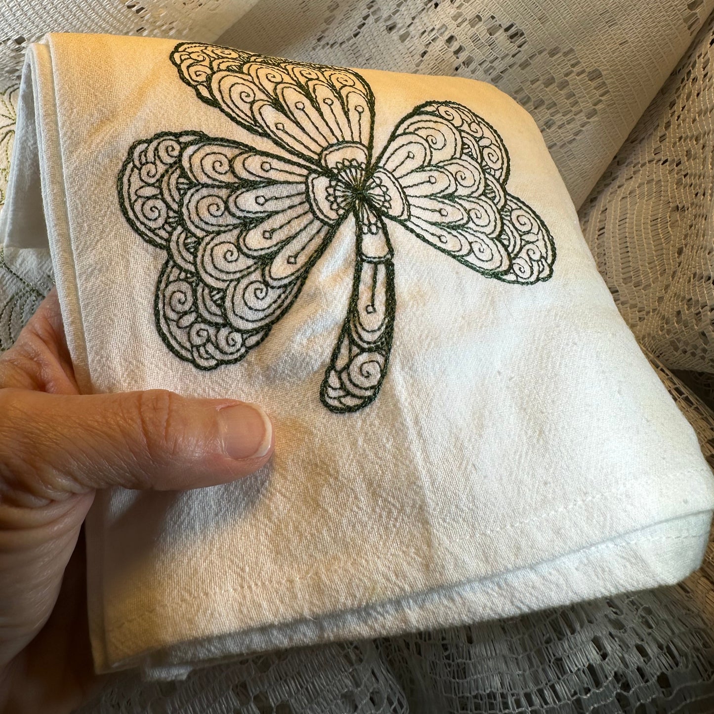 Handmade Irish Tea Towels - Set of Two