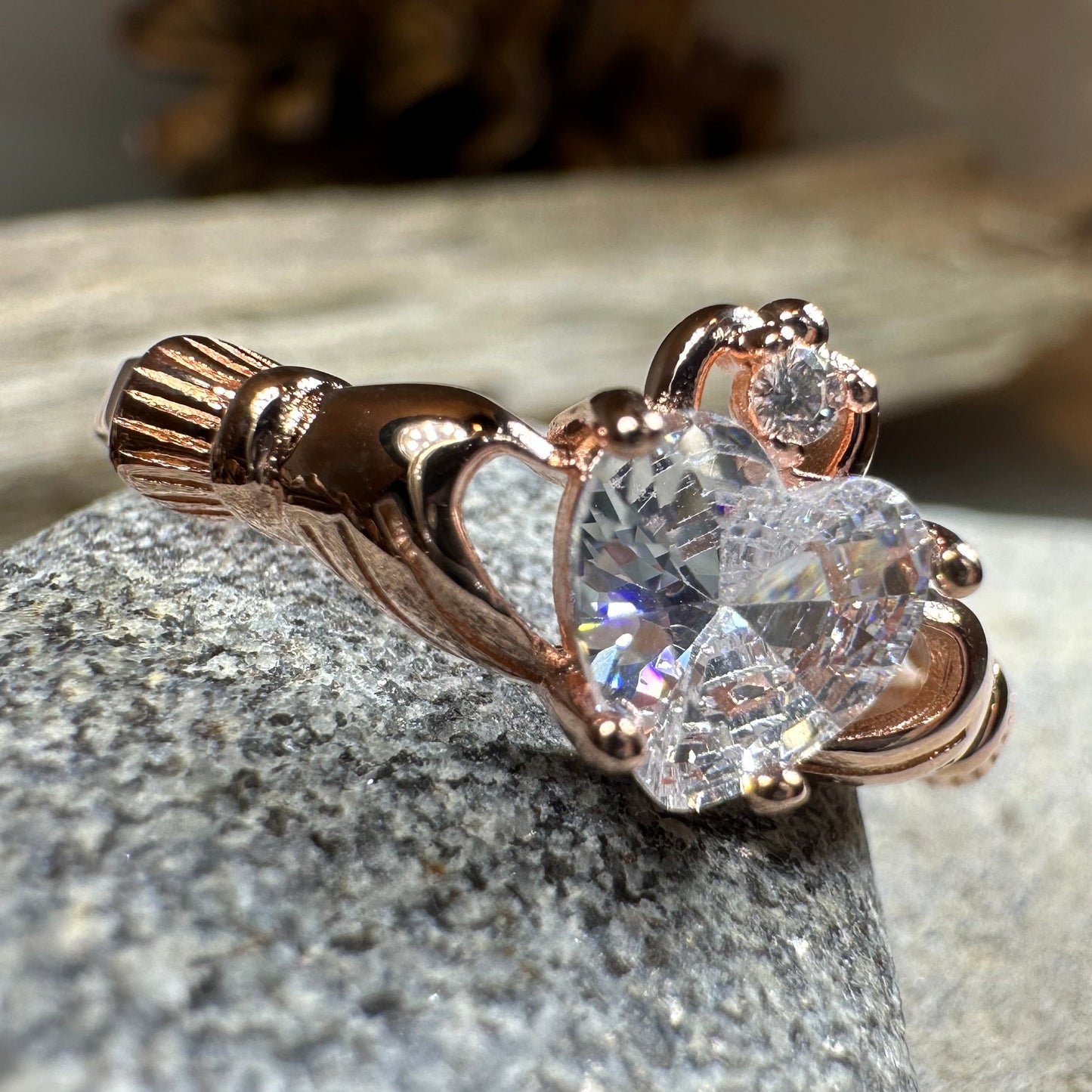 Emyvale Claddagh Ring in sterling silver
