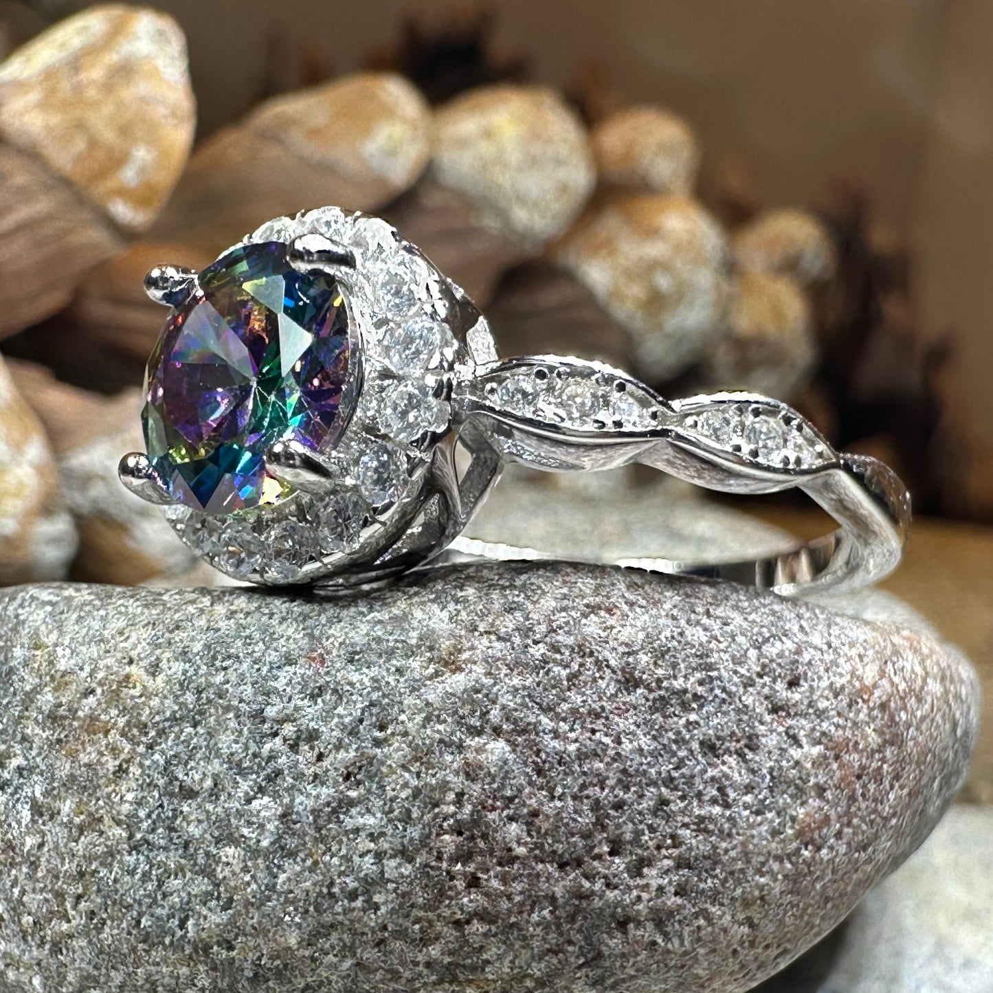 Innes Celtic Topaz Ring